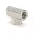 ISO9001:2015 certificate female 3 way carbon steel npt threaded galvanized pipe fitting